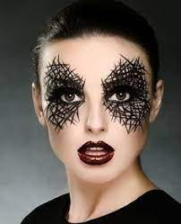 21 Creepy And Cool Halloween Face Painting Ideas Lovebugs And Postcards Cool Halloween Makeup Halloween Makeup Easy Halloween Eyes