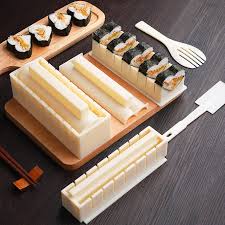 Ships from and sold by kamiyuto. 10pcs Set Sushi Maker Equipment Kit Japanese Rice Ball Cake Roll Mold Multifunctional Mould Household Diy Making Sushi Tools Sushi Tools Aliexpress