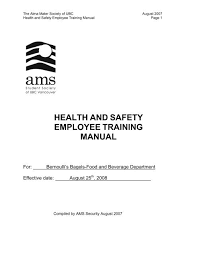 It's most commonly used to refer to a college or university, but it can also refer to a high school. Health And Safety Employee Training Manual Alma Mater Society Of
