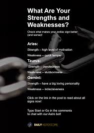 They are very protective about their partners, and have an emotional angle to their romantic fantasies. Daily Horoscope What Are The Strongest And Weakest Facebook