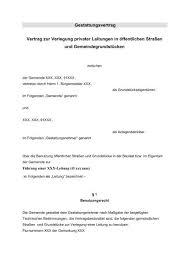 Eine nutzungsüberlassung von wirtschaftsgütern der letztgenannten kategorie kann findet eine unentgeltliche nutzungsüberlassung statt, wird der vorgang als nutzungseinlage. Gestattungsvertrag Fur Die Verlegung Von Leitungen Adelshofen