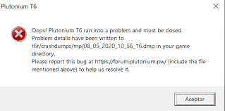 Plutonium offers a unique black ops 2, modern warfare 3 & world at war experience. Oops Plutonium T6 Ran Into A Problem Plutonium