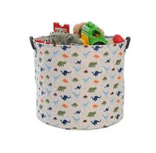 Canvas Dinosaur Storage Bin Kid Toy Storage Kids Room Dinosaur Room