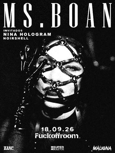 ⚠️ Ms. Boan finalmente visitará la Ciudad de México luego de haber colaborado con diversos proyectos como Boy Harsher en el himno "Machina". El proyecto de Mariana Saldaña explora los sonidos del