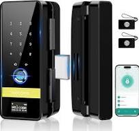 Amazon.com: Smart Glass Door Lock,7-in-1 Keyless Entry ...