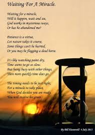 Waiting For A Miracle Spiritual Poetry Miracles Spirituality Poetry
