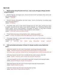 Pada postingan ini, kami menyediakan kunci jawaban soal evaluasi pai kelas 12 halaman 98 99 100 101 pendidikan agama islam dan budi pekerti bab 5 semester 1 buku. Jawaban Evaluasi Paisbuker Bab 1 Kelas Xii Hal 17 Pdf