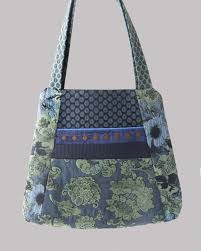 Check spelling or type a new query. Larkspur Tote Bag In Blue And Green Floral Jacquard Upholstery Fabric Large