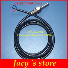 To use this sensor with the arduino, you need the onewire and the dallastemperature libraries. Mounted Temperature Sensor Stainless Steel Waterproof Package Ds18b20 Sensor M10 Thread Temperature Instruments Aliexpress