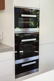 Stanmore Terrace Project Miele 6000 Appliance Stack Miele Kitchen White Modern Kitchen Kitchen Design