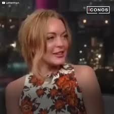 Lindsay Lohan es incomodada por David Letterman