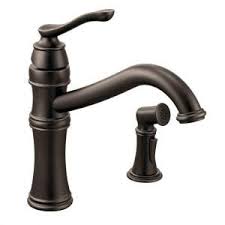 Nextthing evaluated 8,173 reviews from countless kitchen faucets rubbed bronze products. Moen Belfield Single Handle Standard Kitchen Faucet With Side Sprayer In Oil Rubbed Bronze 7245orb The Home Depot Bronze Kitchen Faucet Kitchen Faucet Rubbed Bronze Kitchen Faucet