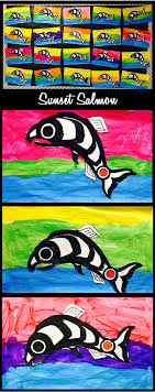 Check out jonathan5299's artwork on artsonia, the largest student art museum on the web. Grade Onederful Lots Of Ideas For A Salmon Unit Grade 1 Art Kindergarten Art Elementary Art Projects