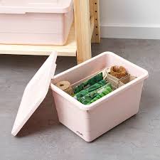 Sockerbit Contenitore Con Coperchio Rosa 19x26x15 Cm Ikea It Ikea Contenitori Oggetti