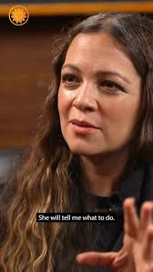 @natalialafourcade tells @anthonymasoncbs that creating music often feels  like a conversation, where she listens closely to see if she’s