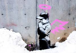 Banksy Boy Angel Paint B091 Buy Banksy Boy Angel Paint B091 Banksy Banksy Graffiti Painting