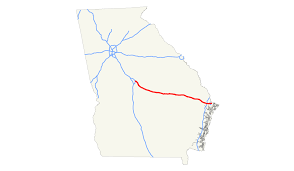Click here or on map for a printable georgia map. File I 16 Ga Map Svg Wikimedia Commons