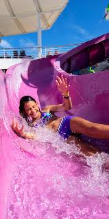 Harmony Of The Seas Find Big Water Adventures For The Little Cruisers At Splashaway Bay This Colorful Waterpark Cruise Activities Royal Caribbean Water Park