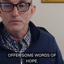 "Oftentimes when someone was killed in combat, I had to stand in front of  that person's battle buddies and tears would just well up. Me crying gave  them permission to cry." The incredible @mc6dad Scot ...