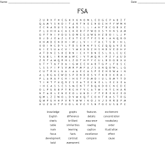 Fsa Word Search Wordmint