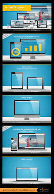 Desktop Screen Ppt Template Website App Presentation Smart Tv Watch Device Tv Display Touch Screen Design Smart Tv