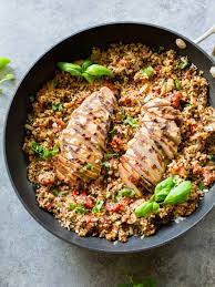 Tomato Bail Chicken Quinoa The Girl Who Ate Everything