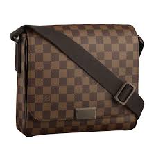 Louis Vuitton Black And Brown Checkered Purse Louis Vuitton Damier Ebene Canvas District Pm Messenger Bags N41213 Brown Messenger Bag Louis Vuitton Mens Bag Louis Vuitton Handbags