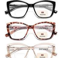 Amazon.com: Gafas de lectura bifocales para mujer, bloqueo ...