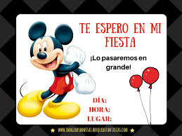 Invitaciones De Mickey Mouse Cumpleanos Y Fiestas Infantiles Y podrás crear una invitación personalizada de mickey para escribir a todos tus amigos y que sepan que mickey también será protagonista de la divertida fiesta. invitaciones de mickey mouse