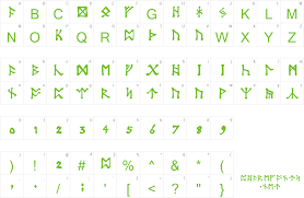 Dwarfs are extremely resistant to magic and its influence, neither perceiving its presence nor feeling its effects. Download Free Font Tolkien Dwarf Runes