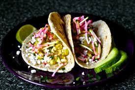 With a fork, flake the fish into large chunks. Charred Corn Tacos With Zucchini Radish Slaw Smitten Kitchen