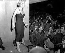 Famous for playing comedic blonde bombshell characters. Marilyn Monroe Wikipedia