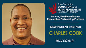 Welcome to new Patient, Family, Donor Partner: Charles Cook