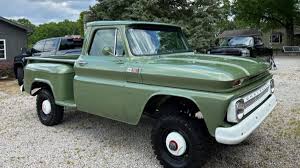 Image result for Dark Green 1965 Chevy Truck