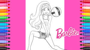 Free cool coloring pages for downloading and printing. Coloring Barbie And Friends Barbie Fashionista Barbie Coloring Pages Youtube