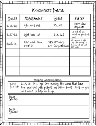 Rti Progress Monitoring Sample Of How I Document Progress Monitoring Rti Documentation Lesson Plan Templates