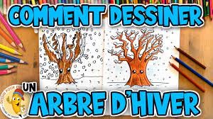 Voir plus d'idées sur le thème arbres en hiver, art plastique, arts visuels. Comment Dessiner Un Arbre D Hiver Facilement Etape Par Etape Youtube