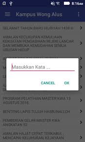 Amin yaa allah yaa robbal 'alamiin, terima kasih banyak dan semoga ki wong alus selalu ada dalam ridho allah swt. Ilmu Hikmah Kampus Wong Alus For Android Apk Download