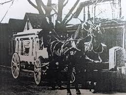 This 1889 Hearse Used For Early Marion Funerals Was White For The Burial Of Women And Children Hearses For Men Were Tradition Local History Historical History