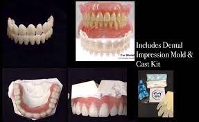 Denture reline kits can be ordered online for around £13 to £19. Do It Yourself Denture Kit False Teeth Plus Dental Impression Etsy Dental Impressions Denture False Teeth