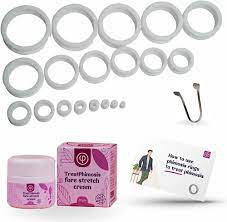 Amazon.com: Vajraang Phimosis 伸縮環(20 個戒指組),附前彈力乳霜、工具和「使用方法」手冊(不一定有中文版) :  健康與家庭