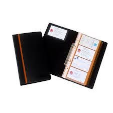 Check out our business card book selection for the very best in unique or custom, handmade pieces from our albums & scrapbooks shops. Gbc Europe Products Filing Business Card Holders Optima Business Card Book Black