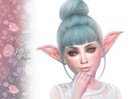 Pointed ears added to the cas ear sliders. Sims 4 Elf Ears Snootysims