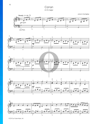 Sheet music can be found at: Pachelbel Canon In D Piano Sheet Music Free Epic Sheet Music