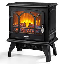This sturdy electric fireplace tv stand offers a classic look and a 5000 btu powerful heating system to make the room cozier. a fairly priced and highly functional large fireplace tv stand that offers variable fire glow feature alongside 3 heat settings to create the atmosphere you desire. Euhomy Electric Fireplace Heater Freestanding Fireplace Stove Indoor Space Heater With Realistic Flame Effect Easy To Assemble 1400w Csa Certified Overheating Reviews Wayfair Ca