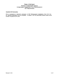 Bill Of Sale Form Michigan Application For Reimbursement From The  Compensation Supplement Fund