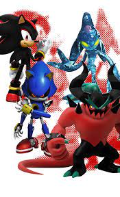 sonic forces shadow metal sonic chaos zero and zavok sonic shadow el erizo dibujos