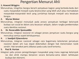 Maybe you would like to learn more about one of these? Pengertian Integrasi Nasional Menurut Para Ahli Dan Contoh