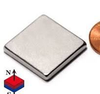 N42 Neodymium Rectangular Magnet 7/8x7/8x1/8" – 11 LB Pull, Strong Rare  Earth Magnet for Crafts, DIY & Industrial Projects