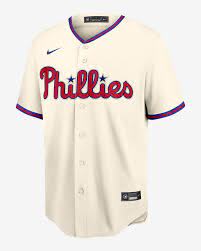 Shop the philadelphia phillies j.t. Mlb Philadelphia Phillies Men S Replica Baseball Jersey Nike Com